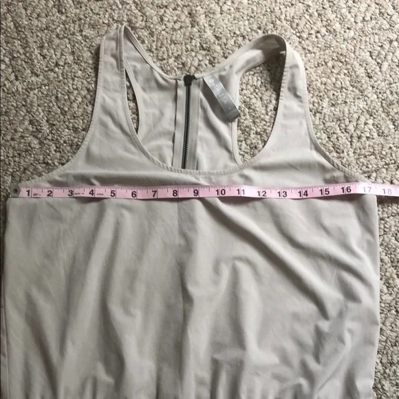 Athleta Revive Wide Leg Cream Halter Jumpsuit - Picture 11 of 13